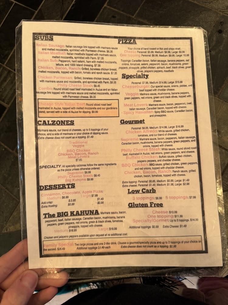 101 Pizzeria Menu image 2